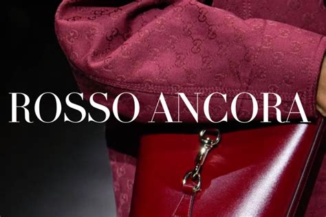 gucci rosso ancora